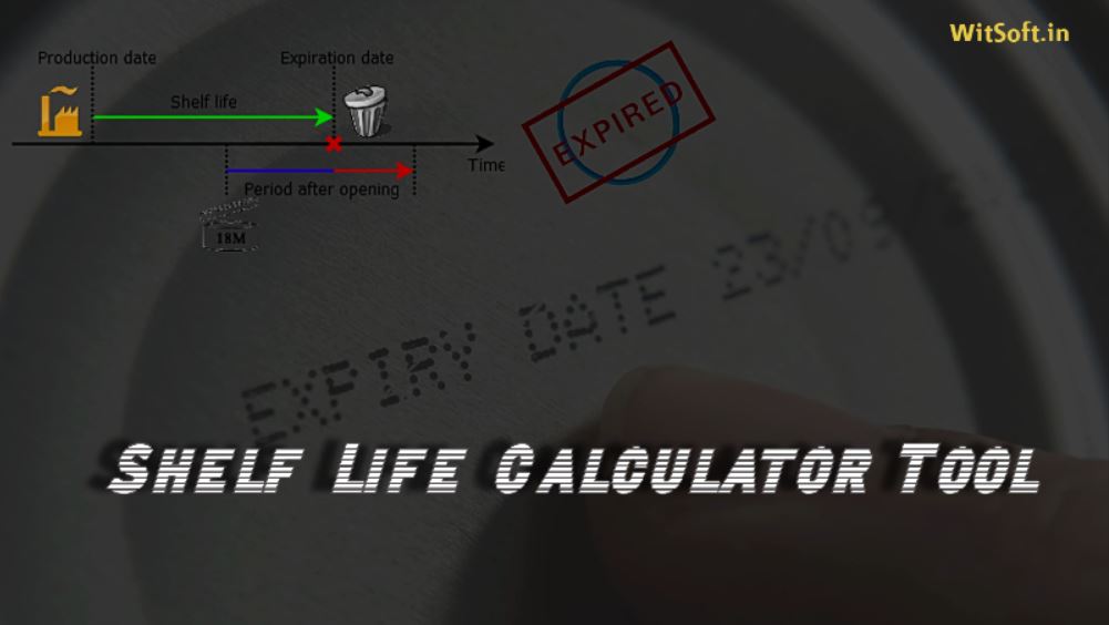 Shelf Life Calculator for Materials and Products